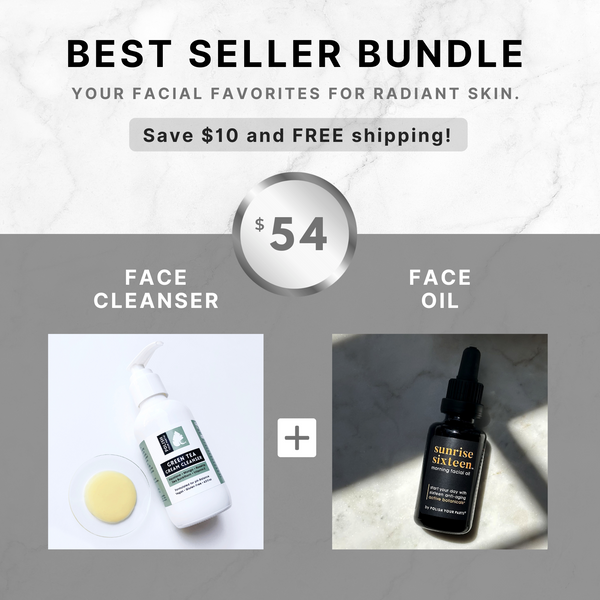 Best Seller Bundle-Green Tea Cream Cleanser and Sunrise Sixteen Face Oil