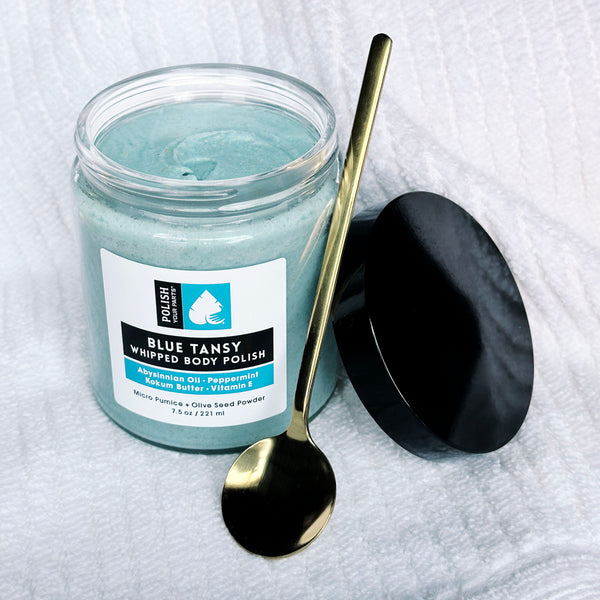 Blue Tansy Body Polish, Polish Your Parts