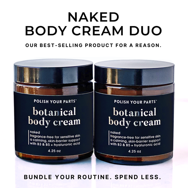 Naked | Botanical Body Cream Duo – Polish Your Parts