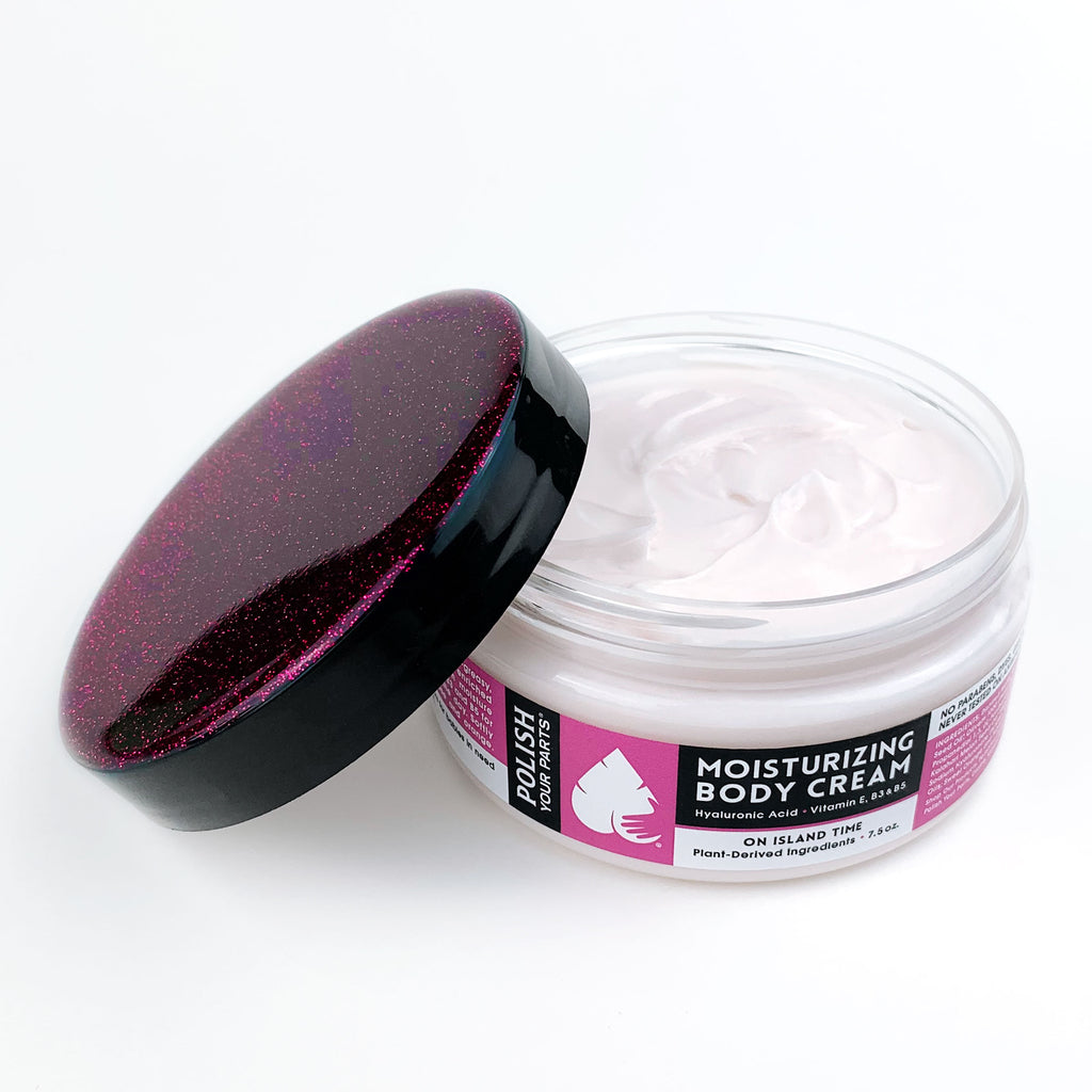 On Island Time Body Cream, Polish Your Parts