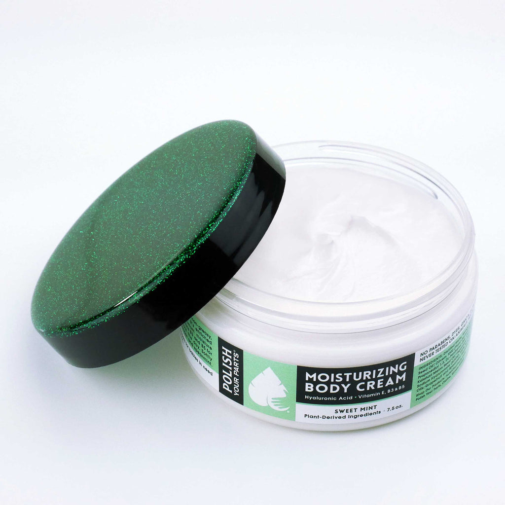Polish Your Parts, Sweet Mint, Moisturizing Body Cream